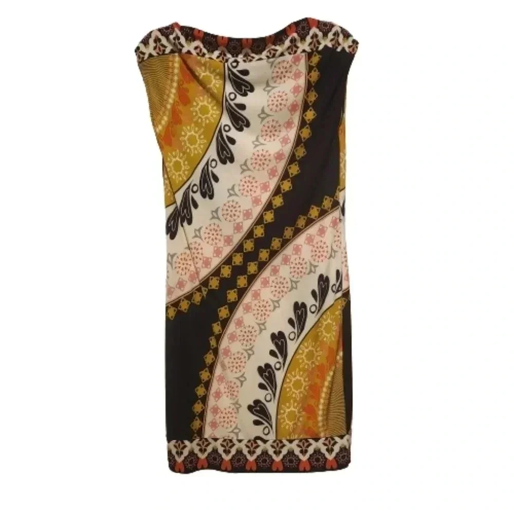 Nwot Ali Ro Sleeveless Dress With Multi Colored Pattern Size 2